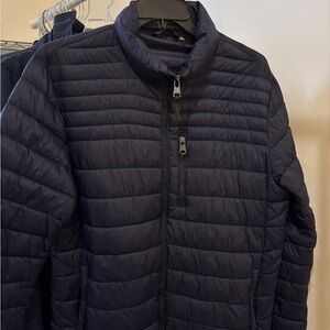 Calvin Klein Men's Dark Blue Puffer Jacket